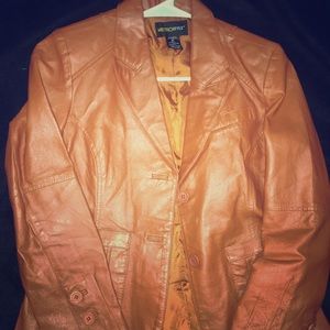 Metrostyle Brown Leather Jacket